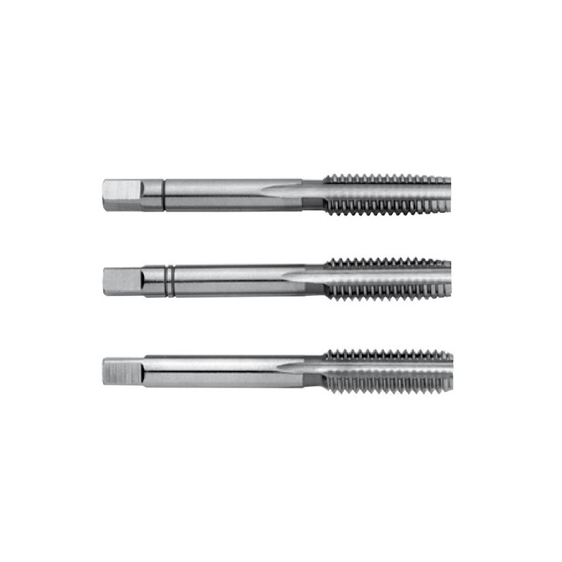 Jeu 3 tarauds main 1" 1/8 7 BSW