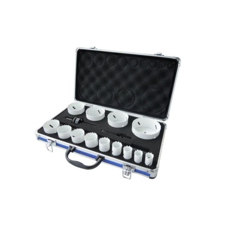 Coffret 13 Scies Cloches spécial Inox Ø 19 à 86 mm