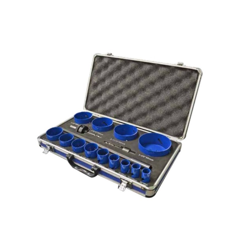 Coffret 13 Scies Cloches spécial Tube Ø 19 à 86 mm