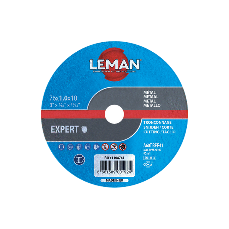 Disque à tronçonner Ø 76 mm ep 1 mm