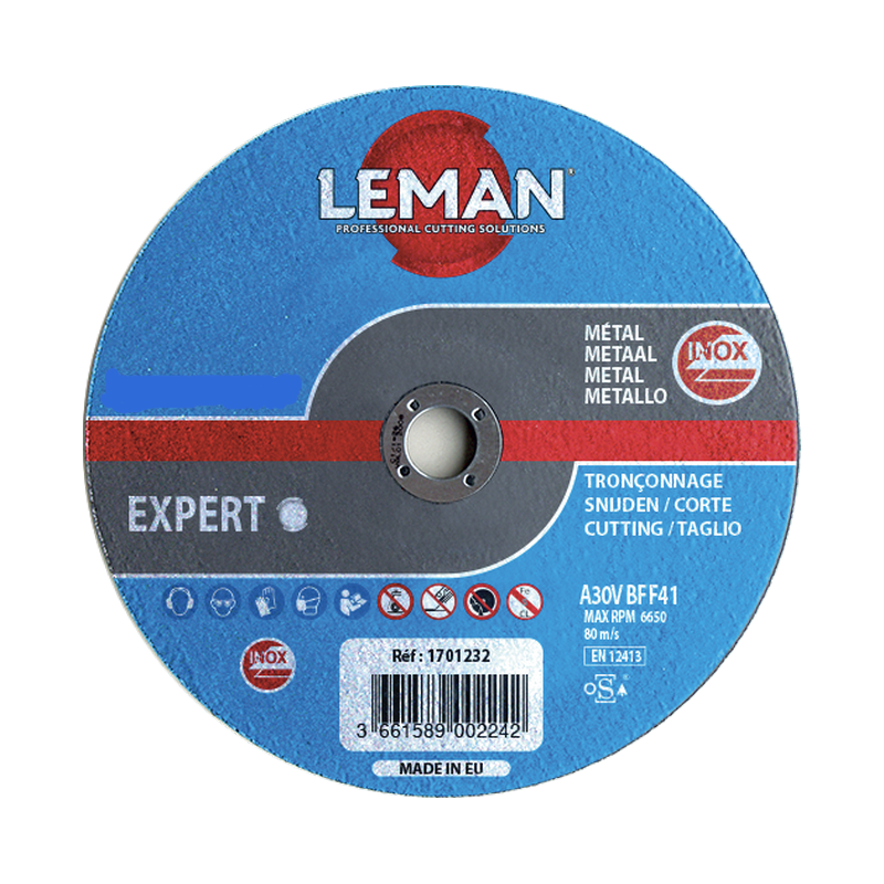 Disque à tronçonner Ø 125 mm / 1.6 mm INOX