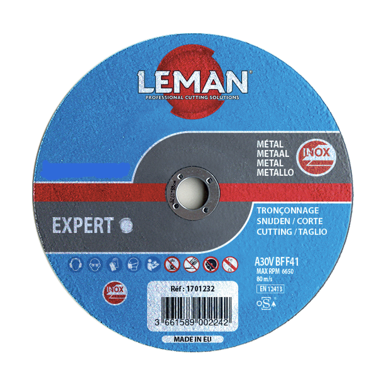 Disque à tronçonner Ø 125 mm / 1.6 mm INOX