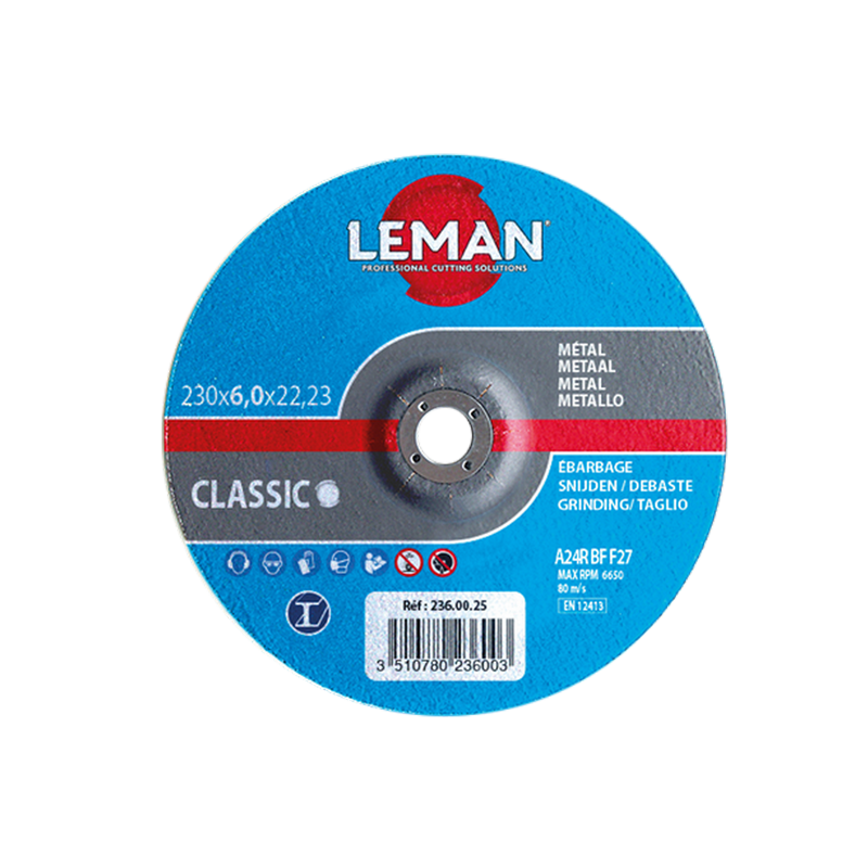 Disque à meuler Ø 230 mm / 6 mm METAL