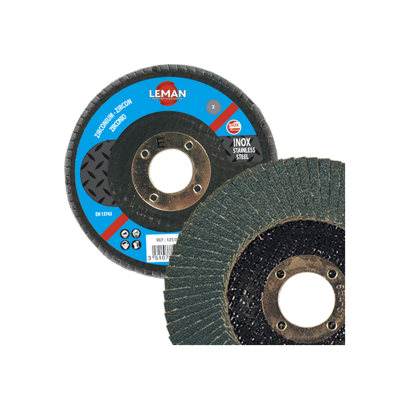 Disques à lamelles ZIRCONIUM Ø 125 mm GR60