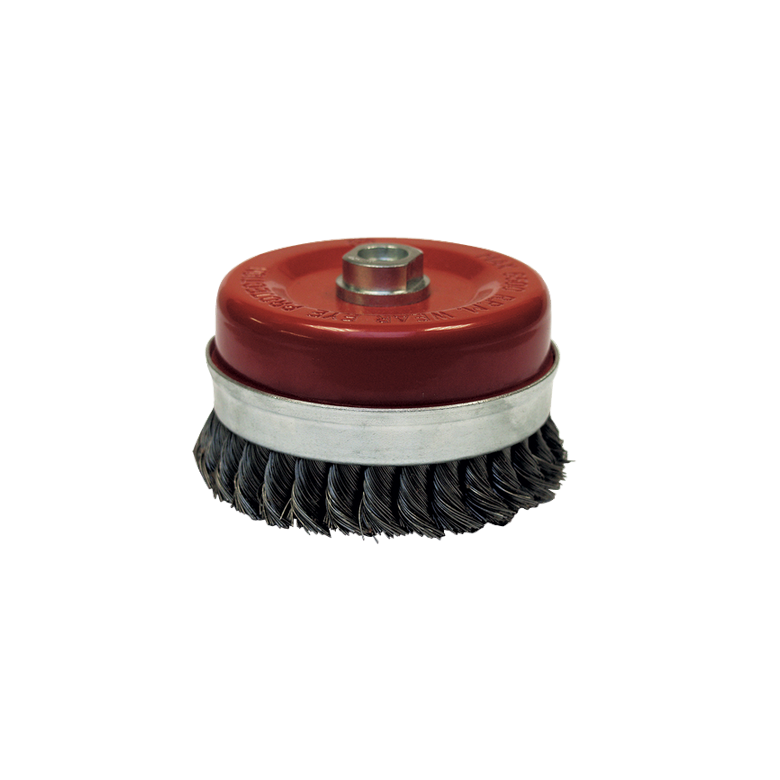 Brosse conique fil torsadé 65 mm
