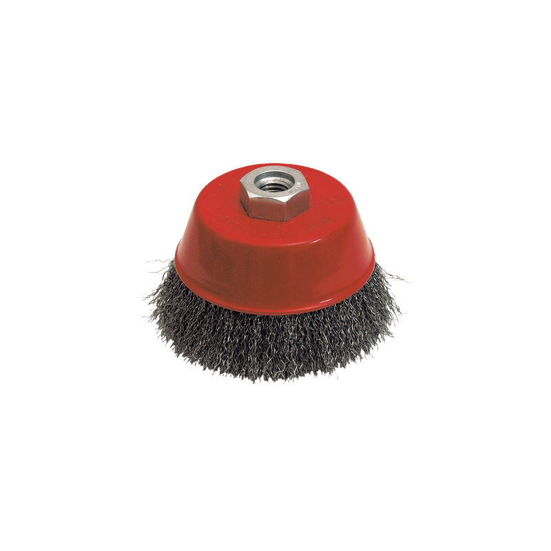 Brosse conique fil ondulé 60 mm